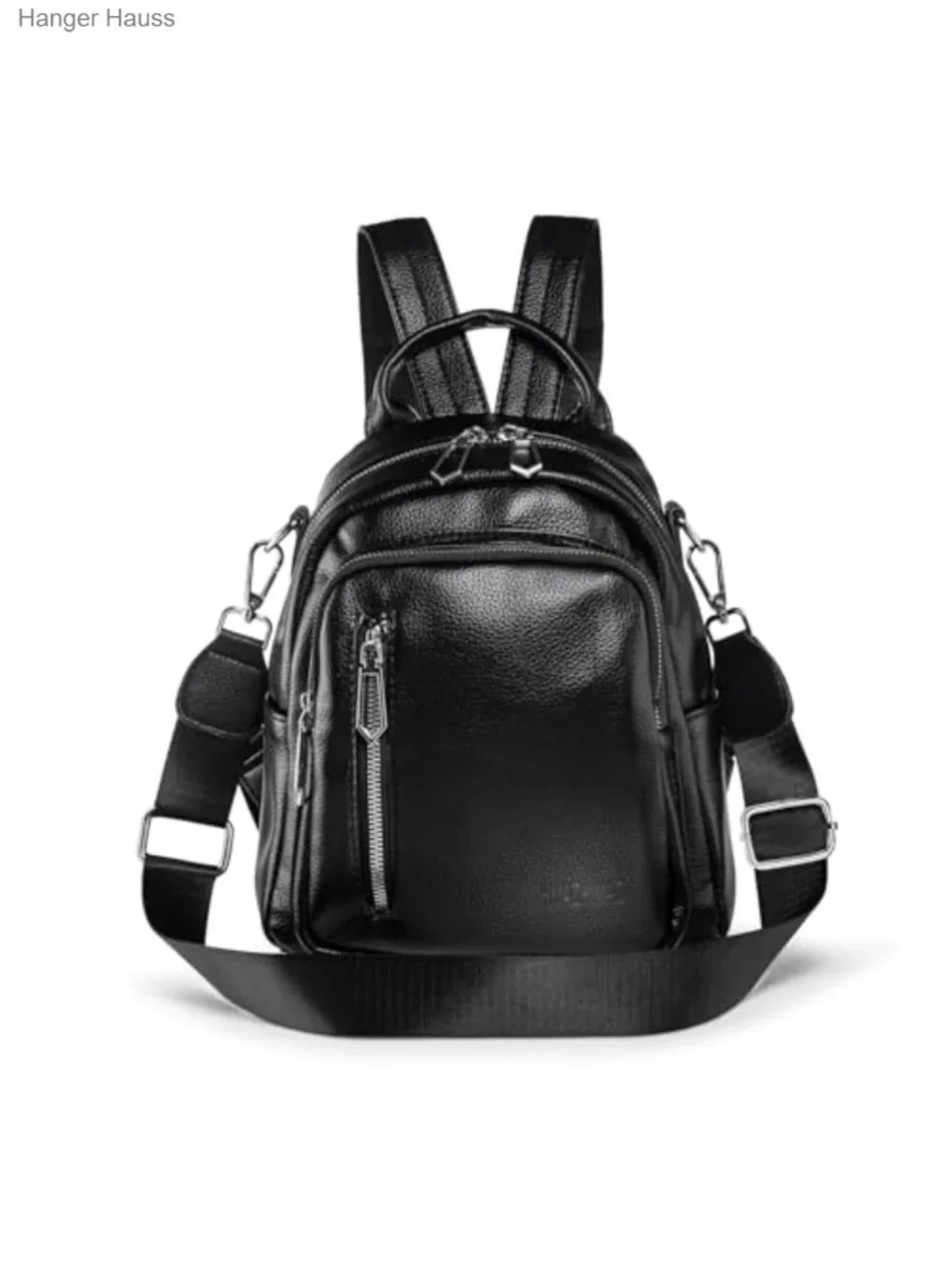 Small Backpack Purse for Women Mini PU Leather 3-in-1 Fashion Handbag Travel